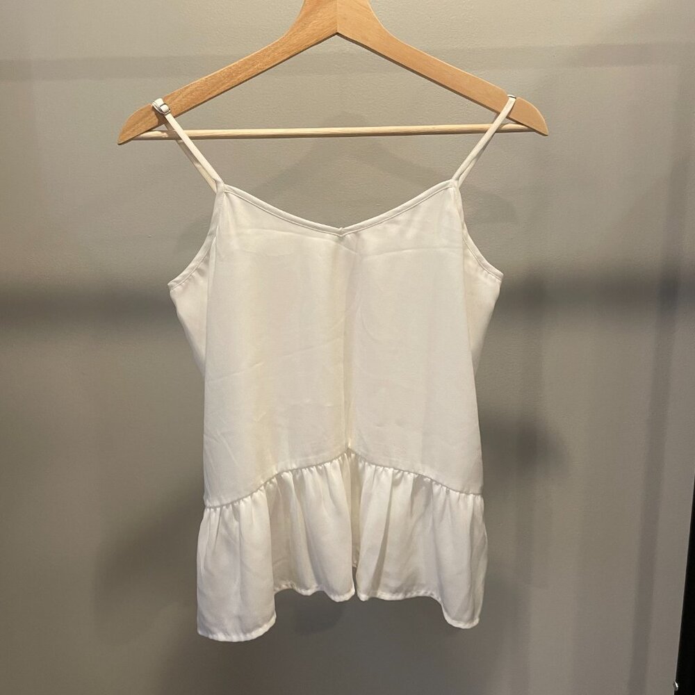 Abercrombie & Fitch White Tank Top